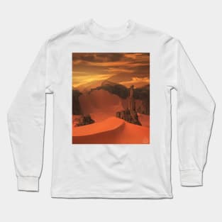 Sunset in the Red Desert Sands Gift For family &amp; Best Frend Long Sleeve T-Shirt